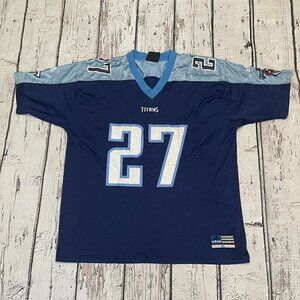 Vintage Eddie George Tennessee Titans Adidas Football Jersey Shirt